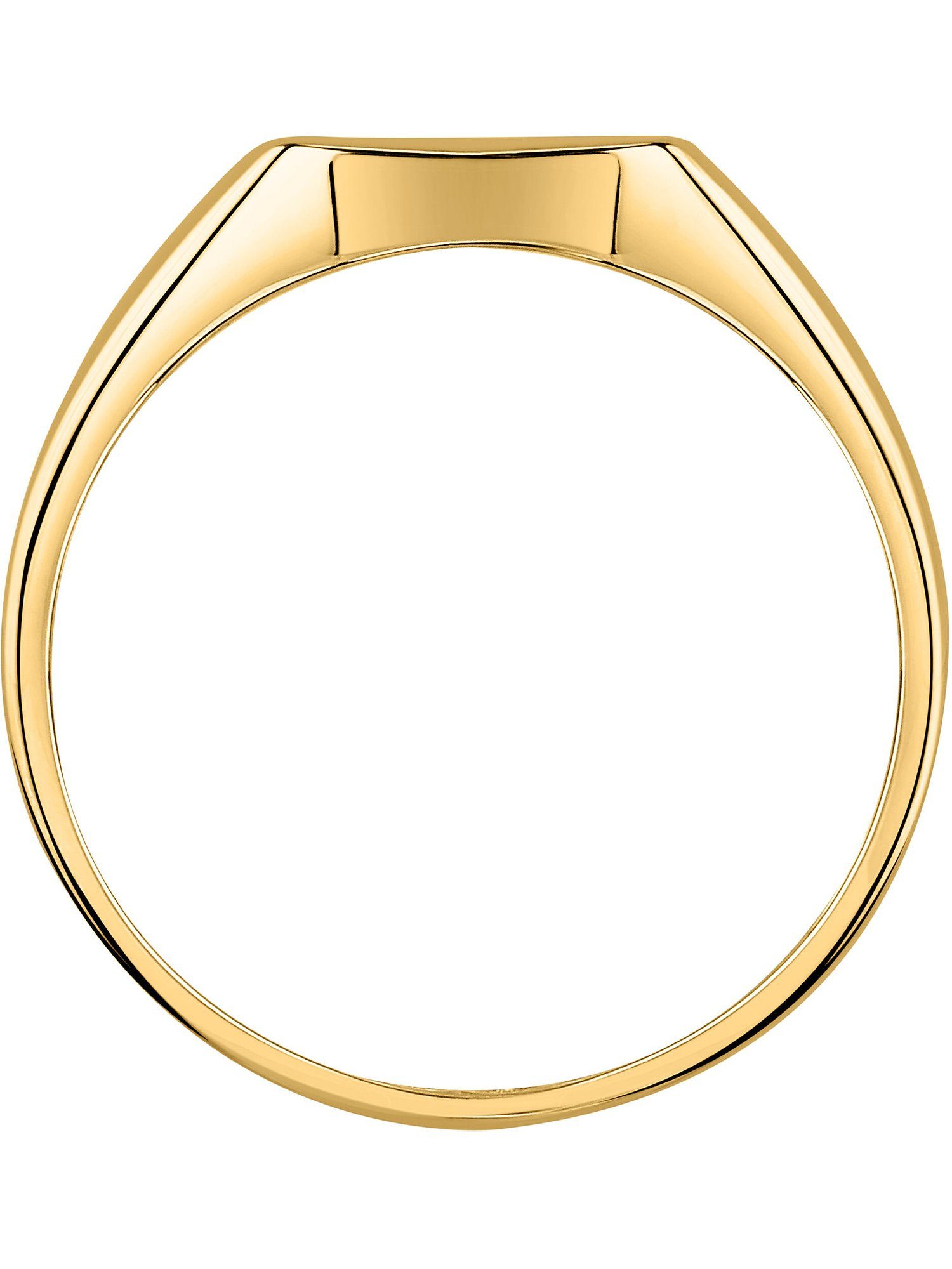 CHRIST Fingerring CHRIST Herren-Herrenring 375er Gelbgold