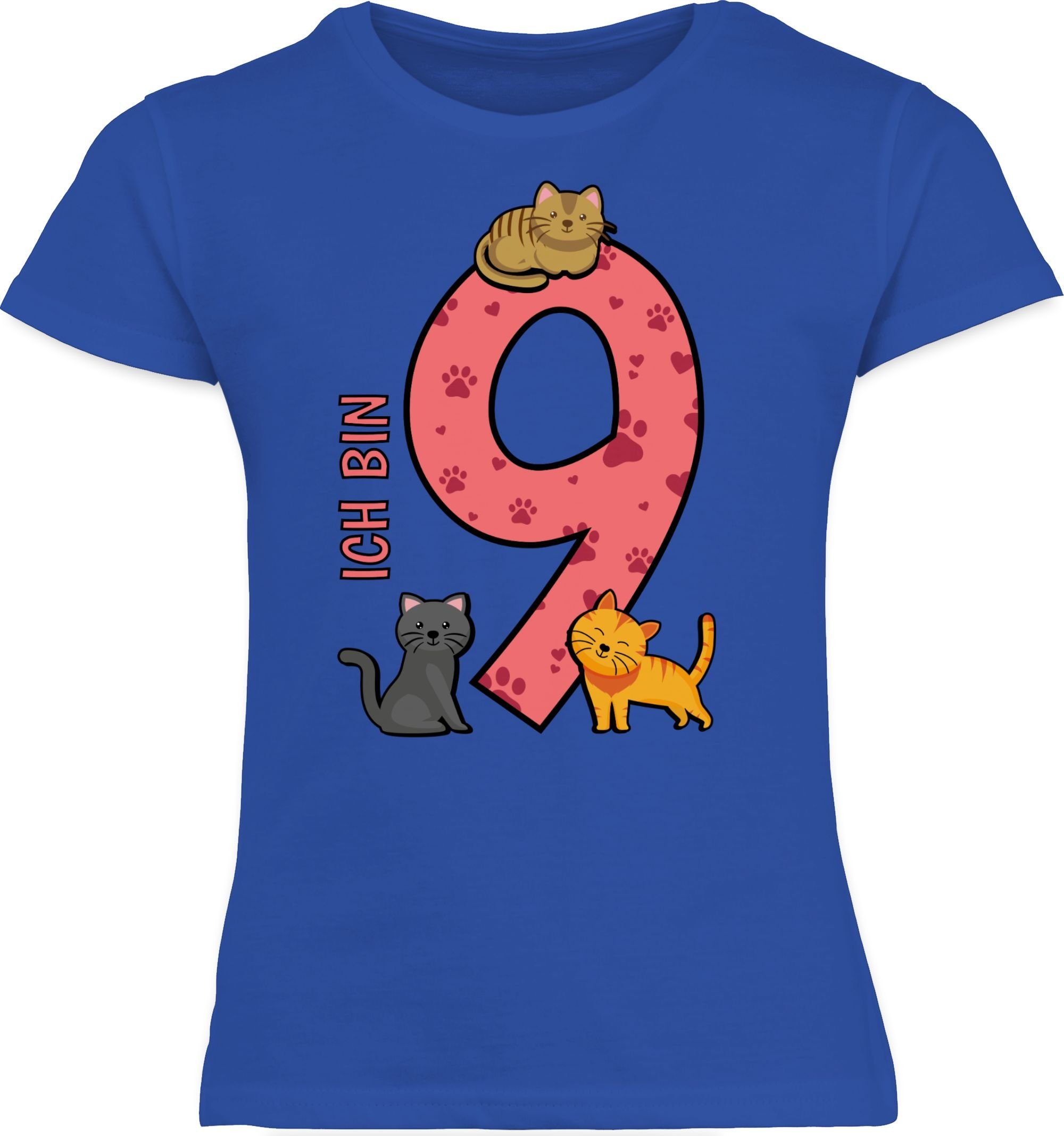 T-Shirt Katzen Neunter