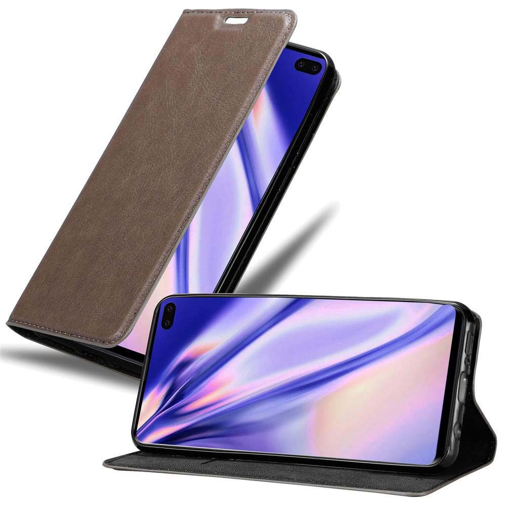 Cadorabo Handyhülle für Samsung Galaxy S10 PLUS Hülle Samsung Galaxy S10 PLUS, Hülle Schutzhülle mit Standfunktion, Magnetverschluss und Kartenfach