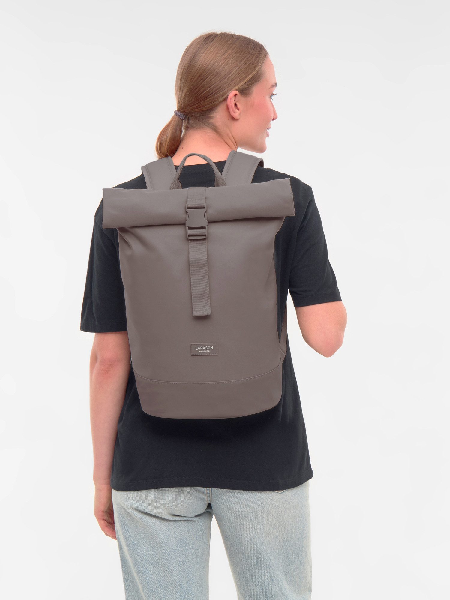 LARKSON Cityrucksack Janne Small Tagesrucksack 11-14 Liter für Damen & (1-tlg), Flexible Größe, Gepolstertes Laptopfach, Wasserabweisend