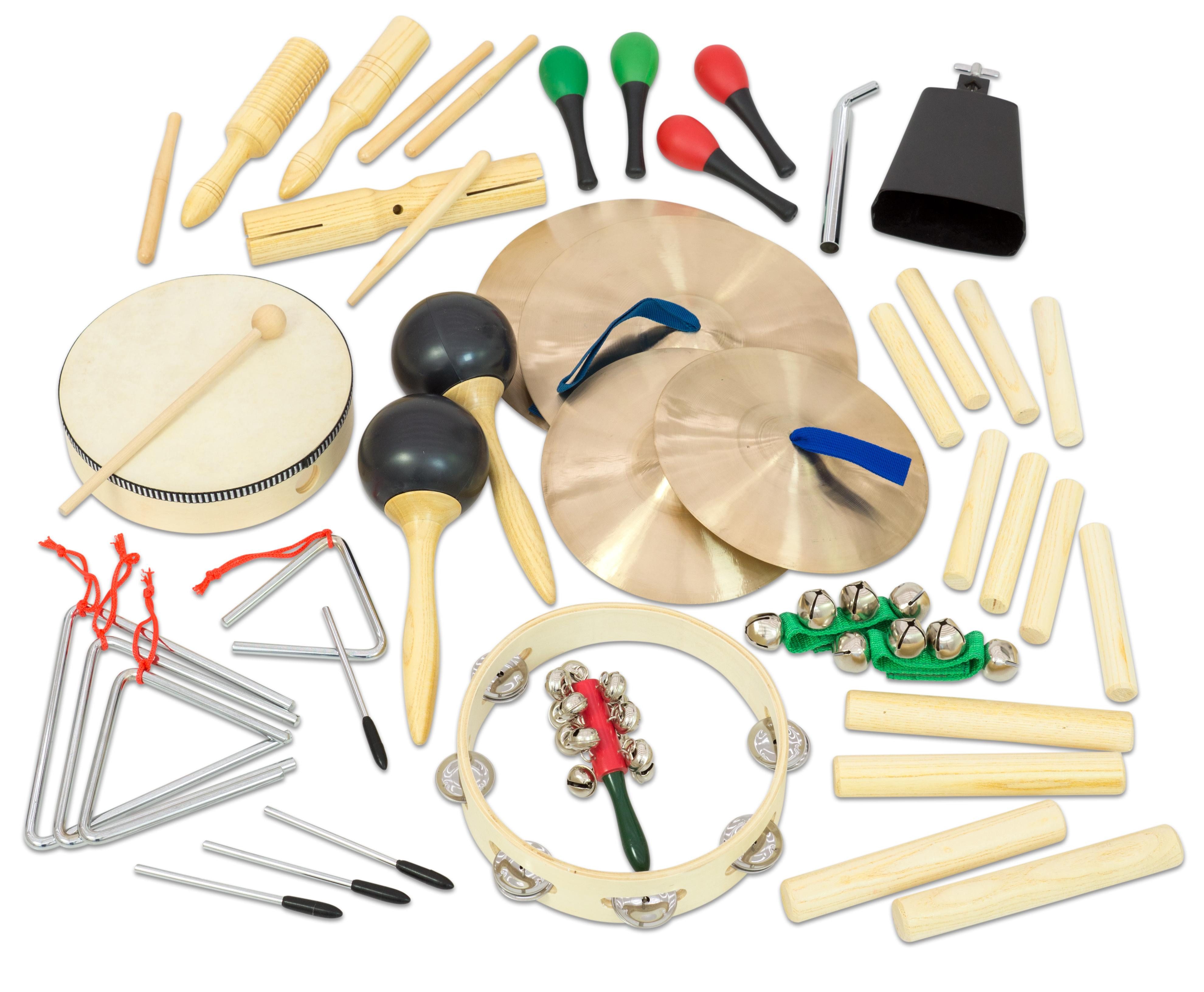 Betzold Spielzeug-Musikinstrument Percussion-Tasche mit 27 Instrumenten
