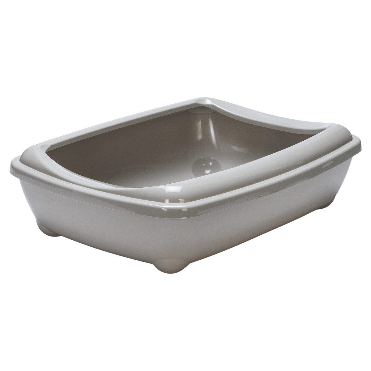 Karlie Katzentoilette Katzentoilette mit Rand Arist-O-Cat grau