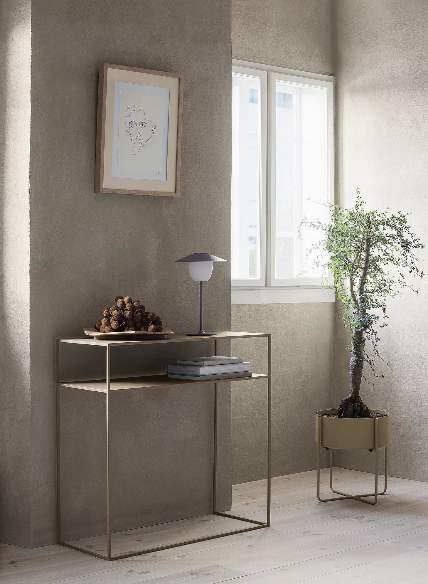 blomus Sideboard -FERA- Wandregal: Zeitloses Design für modernes Wohnen, Robust, Pflegeleicht, Stilvolles Design, Minimalistisch, 85x35x80 cm