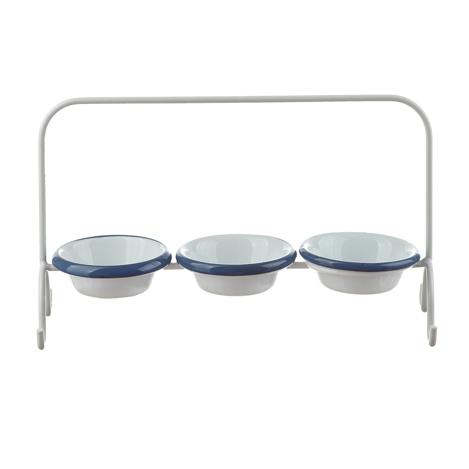 Dipschale Dipp-Schalen Ständer mit 3 Schalen Retro