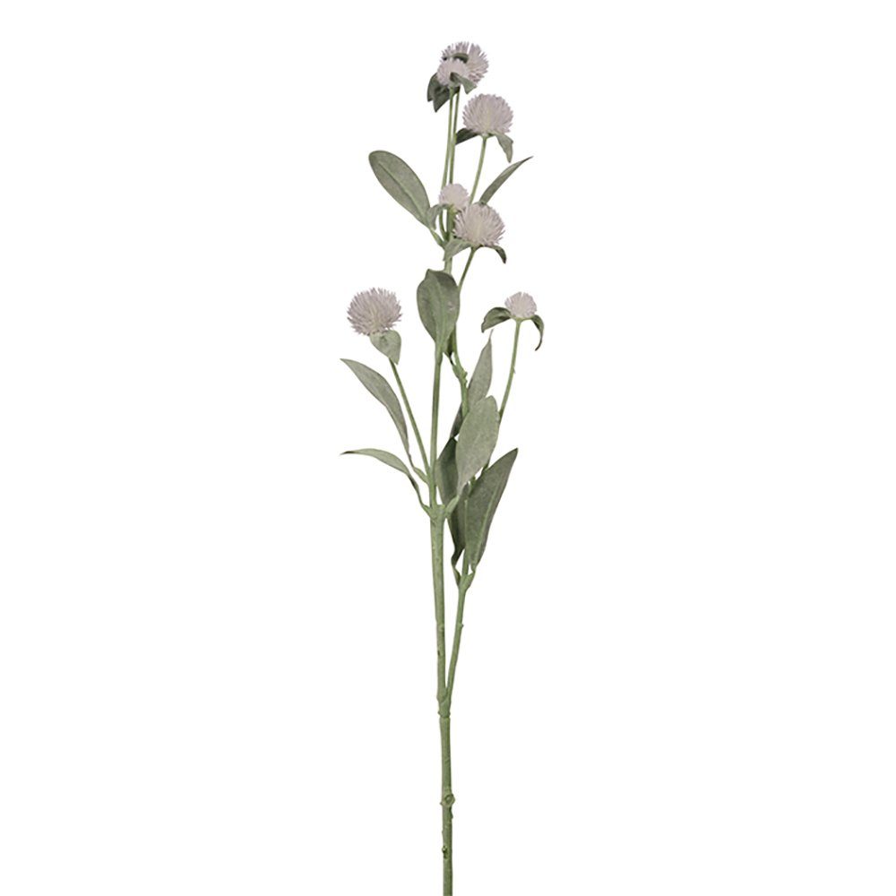 Kunstpflanze FINK Kunstblume Echinopsis - hellgrau - H. 70cm x B. 14cm, Fink