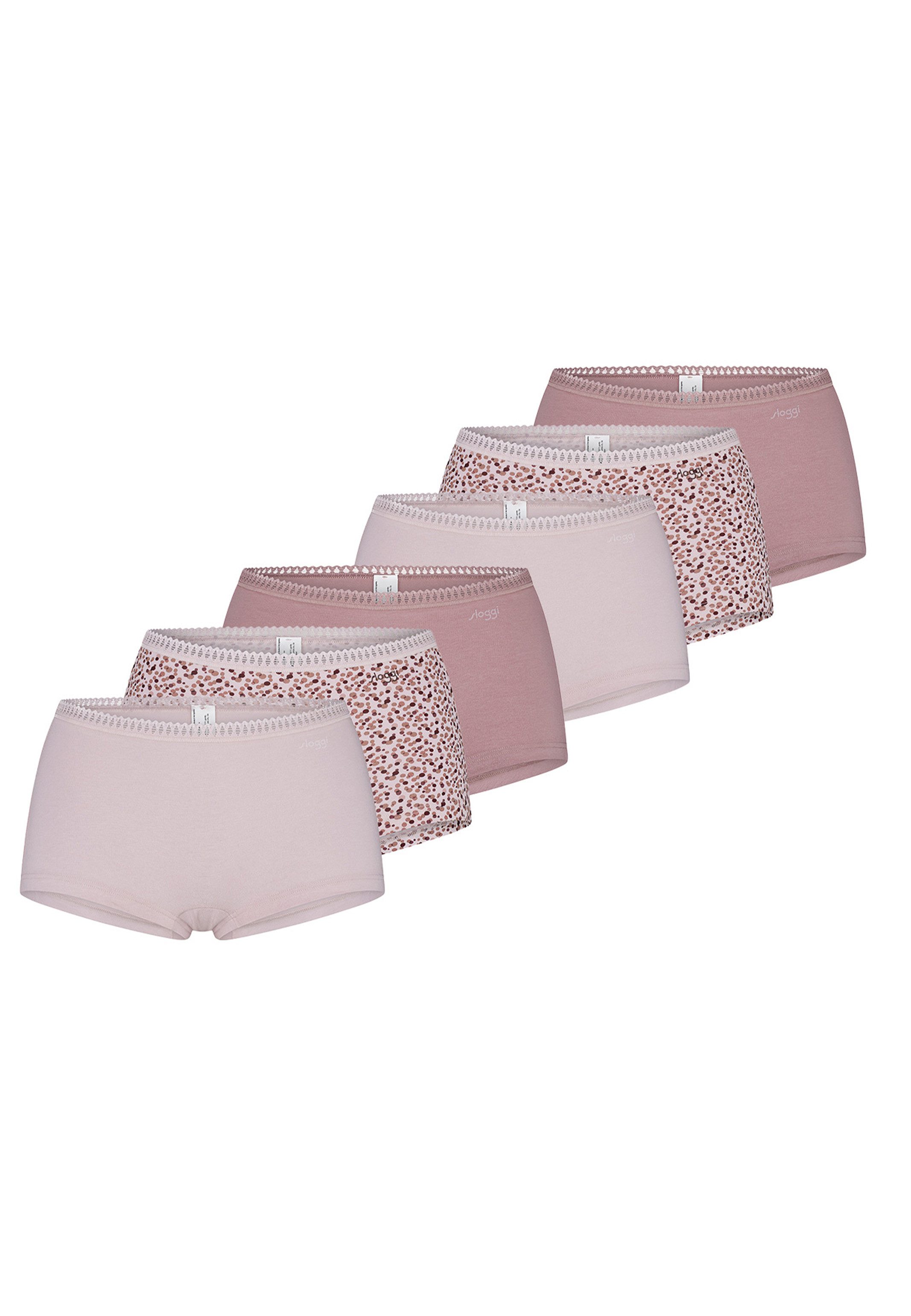 sloggi Panty 6er Pack GO Crush (Spar-Set) Short Slip - Baumwolle - Atmungsa günstig online kaufen