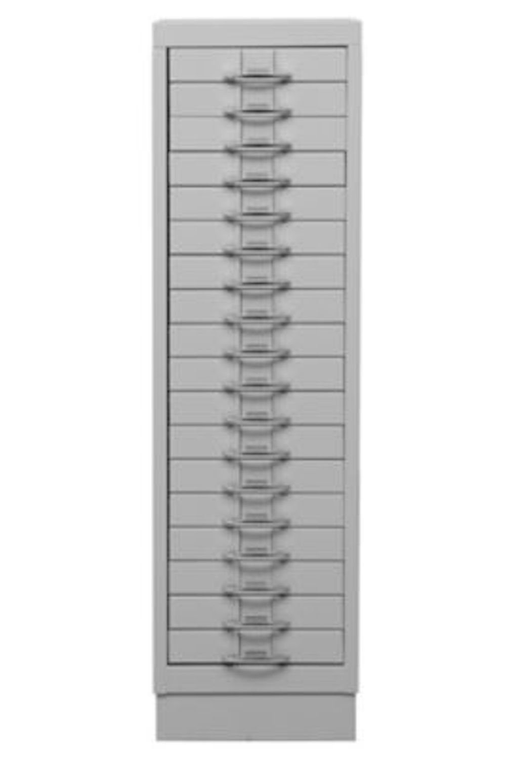 PROREGAL® Aktenschrank Schubladenschrank Swan, 18 Schubladen, DIN A4, HxBxT 105x30x40cm, Grau