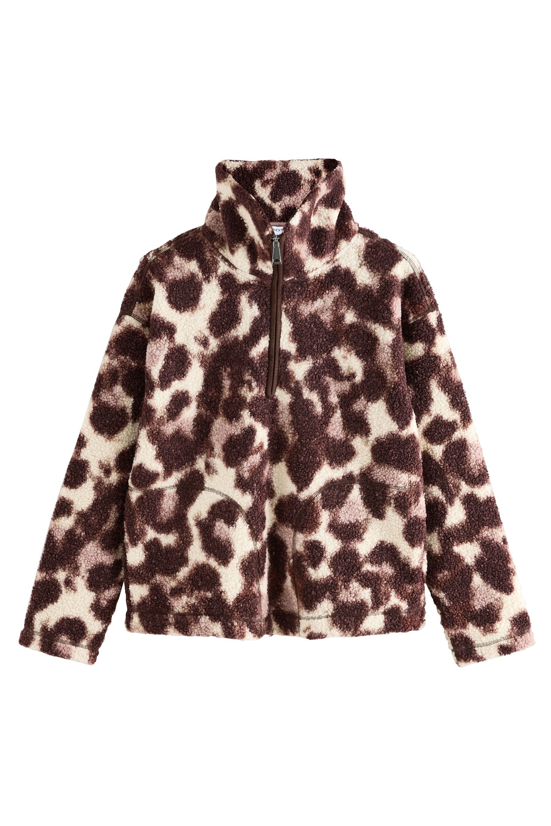 Next Fleecejacke Teddy-Fleeceoberteil mit 1/4-Reißverschluss (1-St) günstig online kaufen