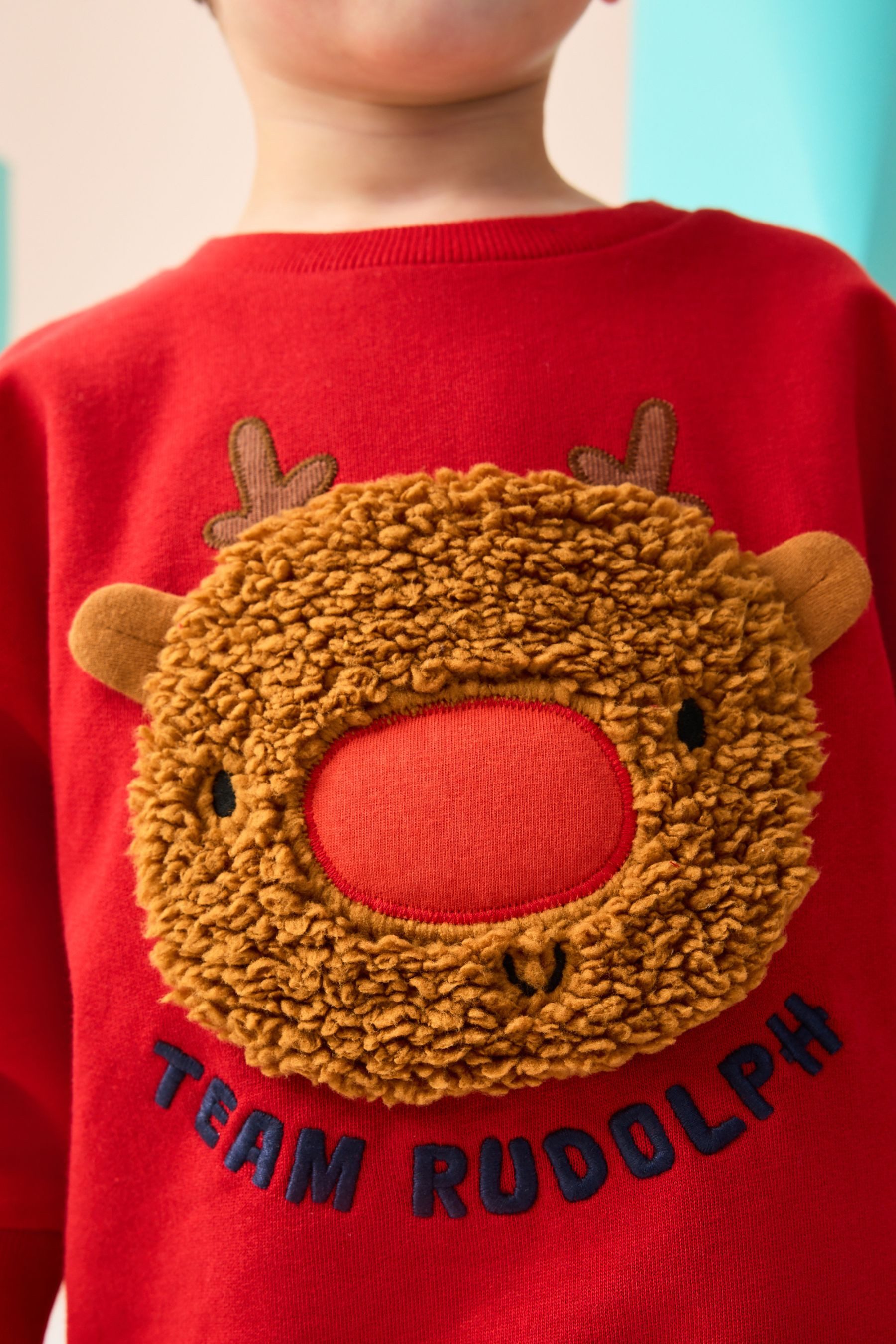 Next Top & Leggings Weihnachts-Leggings und Pulli im Set (2-tlg)