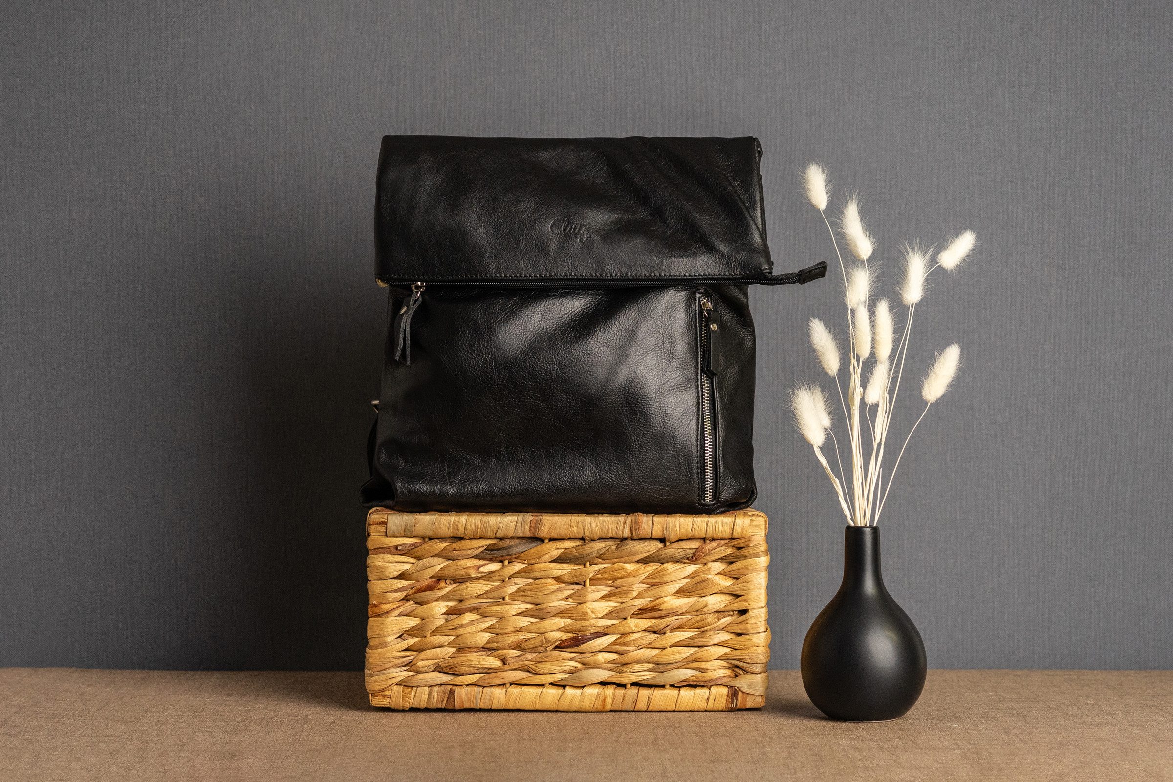 Cluty Cityrucksack, echt Leder, Made in günstig online kaufen