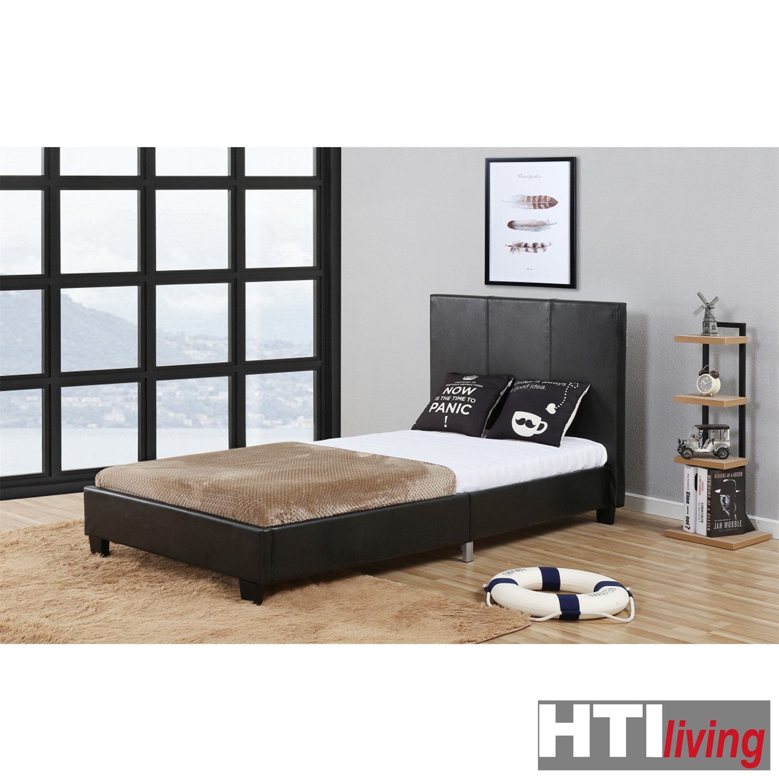HTI-Living Bett Bett 140 x 200 cm Fina (Stück, 1-tlg., 1x Bett Fina inkl. Lattenrost, ohne Matratze), Bettgestell inkl. Lattenrost