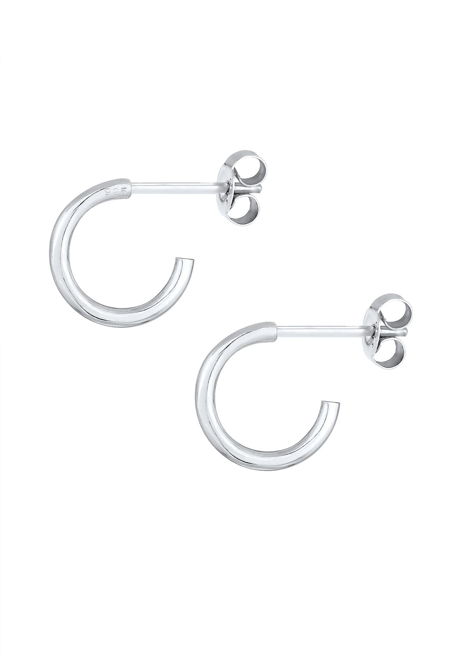 Elli Paar Creolen Ohrstecker Creolen 925 Sterling Silber