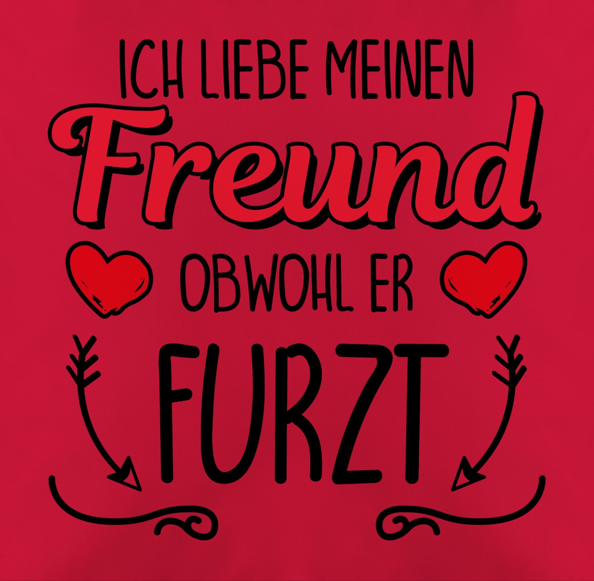 furzt Mann Geschenk meinen er liebe Dekokissen - 2 Vale, Valentinstag Ich Freund obwohl Rot Shirtracer Valentinstag Dekokissen Ideen