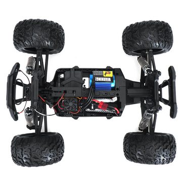 Insma RC-Auto (1:10 2,4 GHz 4WD Vollproportionaler Offroad Monster Truck 45 km/h), mit LED-Licht Fahrzeuge Modelle Spielzeug