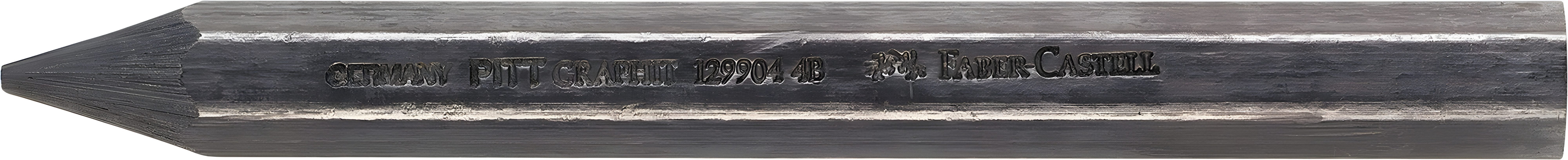 Faber-Castell Zeichenkohle Faber Castell Graphitkreide Pitt 11,5 x123 mm Härtegrad 4B