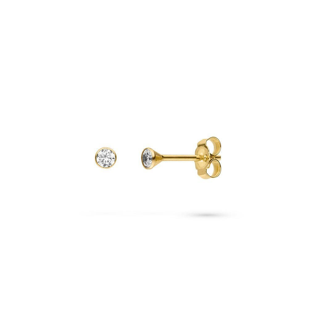 SKIELKA DESIGNSCHMUCK Single-Ohrstecker 1 Gold Ohrstecker günstig online kaufen