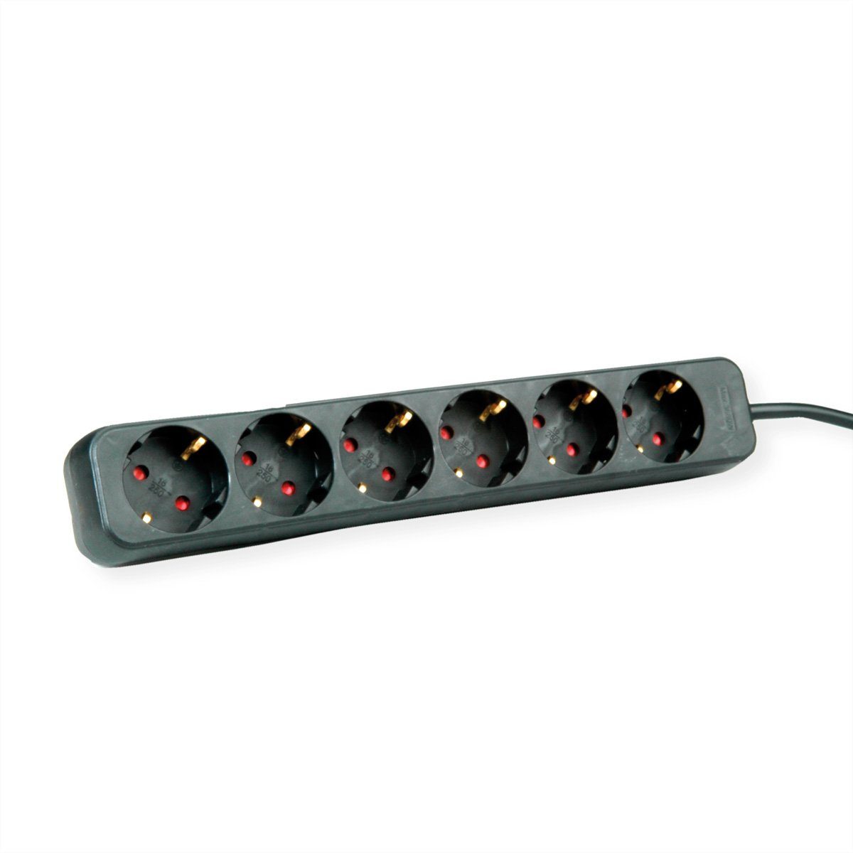 Steckdosenleiste ROLINE Schalter ohne Steckdosenleiste (Kabellänge 3 m) 6-fach