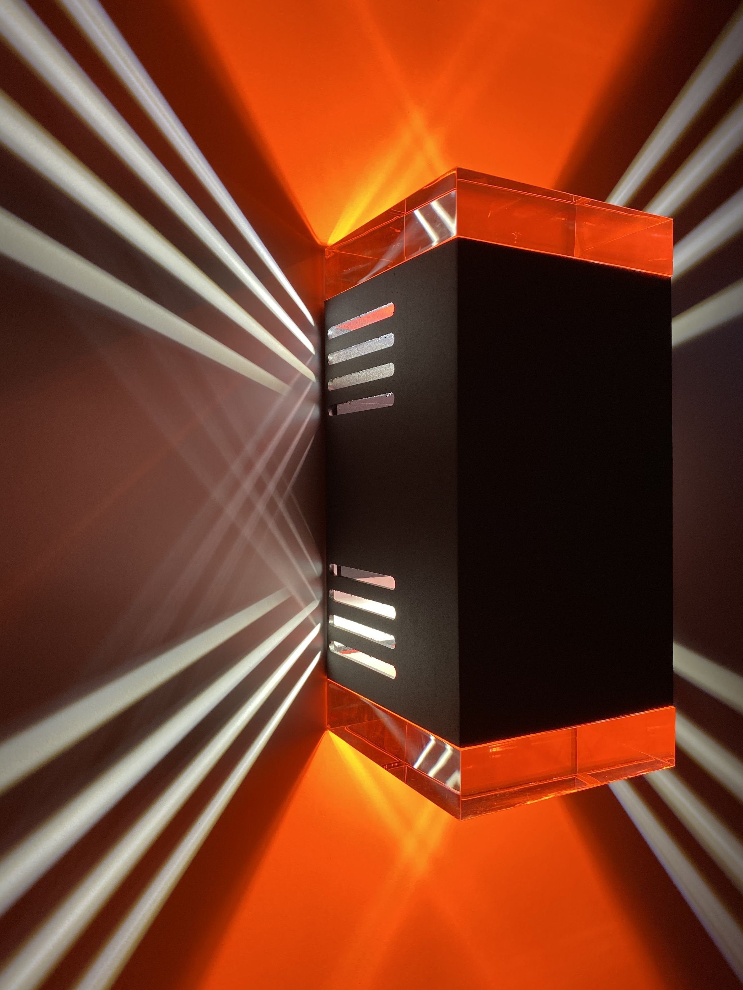 SpiceLED Lampenschirm Zubehör ShineLED-6, Farbfilterfolie für Acrylgläser, blutorange, Zubehör ShineLED-6, Farbfilterfolie für Acrylgläser, blutorange