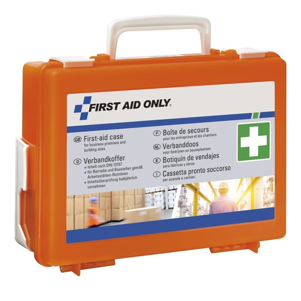 AID mit Handgriff Notfall-Set Arzttasche DIN Arbeitsplatz FIRST ONLY® 13157
