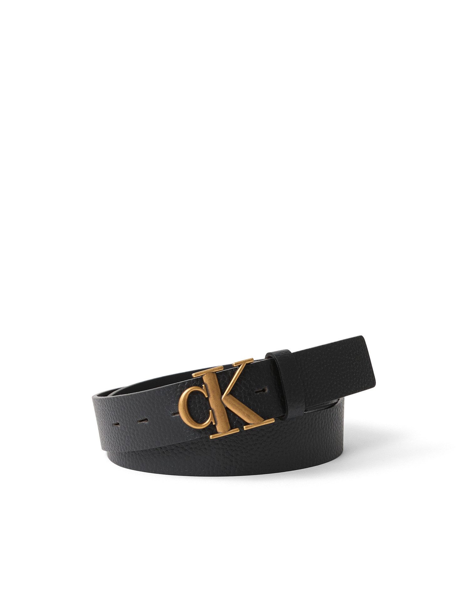 Calvin Klein Jeans Ledergürtel MONOGRAM BUCKLE FIXED BELT 35MM günstig online kaufen