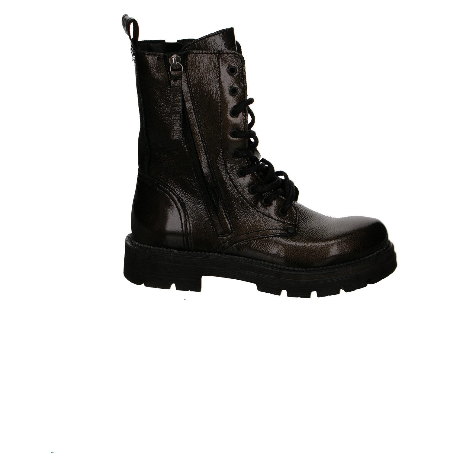 Replay Replay Leinen-Stoff Schnürstiefelette grau Stiefelette