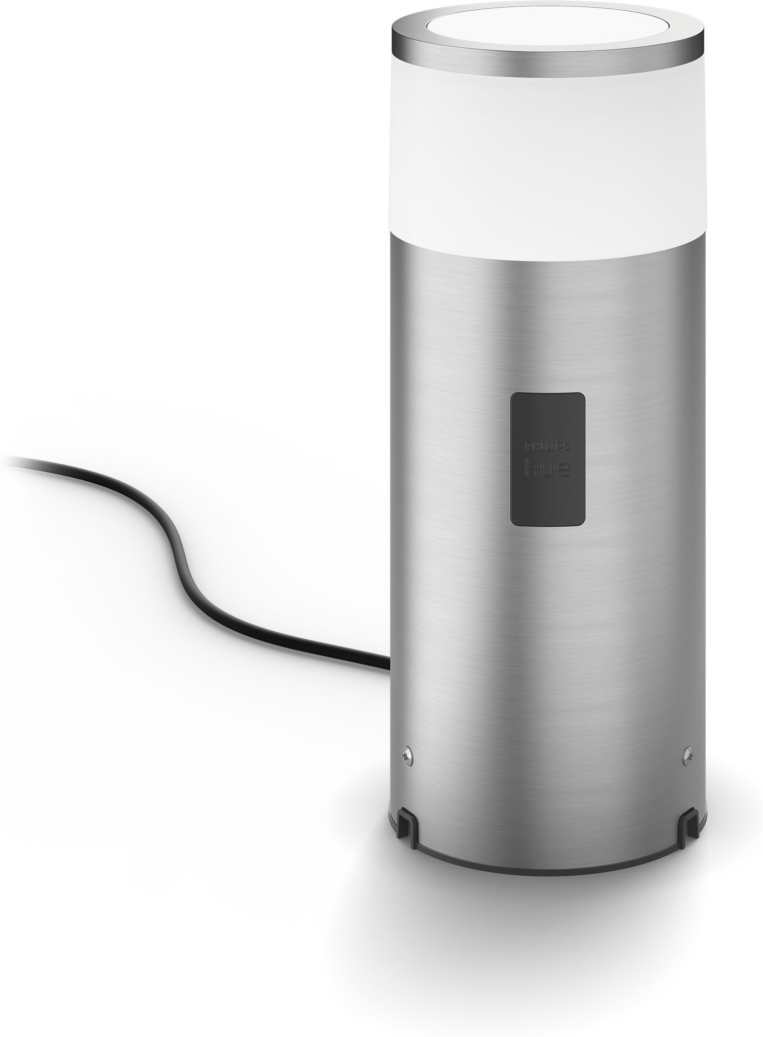 Philips Hue LED Sockelleuchte Outdoor White & Color Ambiance Calla Sockelleuchte Niedervolt, 1x350lm, Abschaltautomatik, Bluetooth, CCT - über Fernbedienung, Dimmfunktion, Einschlafhilfe, Farbsteuerung, Farbwechsel, Memory, nach Trennung vom Netz, Nachtlichtfunktion, RGB, Smart Home, Timerfunktion, Weckerfunktion, dimmbar über Fernbedienung, erweiterbar, mehrere Helligkeitsstufen, LED fest integriert, Farbwechsler, RGB, warmweiß - kaltweiß, App- & Sprachsteuerung, Smart Home, Farbe & Weiß, Niedervolt-System