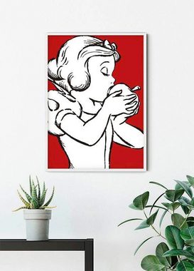 Komar Poster Snow White Apple Bite - red, Disney (1 St), Kinderzimmer, Schlafzimmer, Wohnzimmer