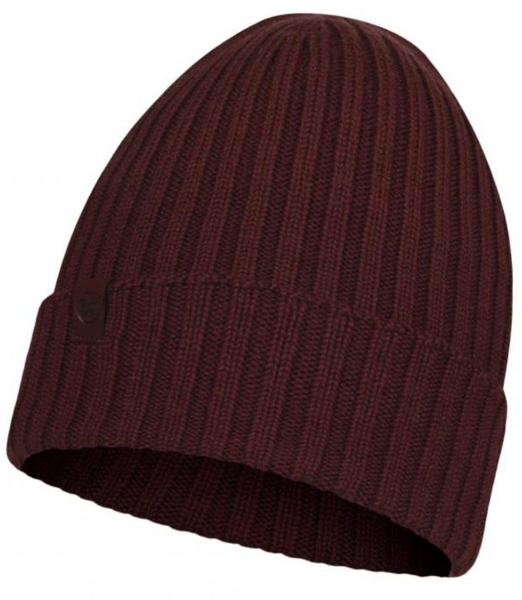Buff Beanie MERINO WOOL KNIT 1LHAT NORVAL ROT