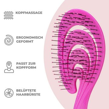 Ninabella Haarbürste Ninabella Bio Haarbürste für Damen, Männer & Kinder - Entwirrbürste, 1-tlg.