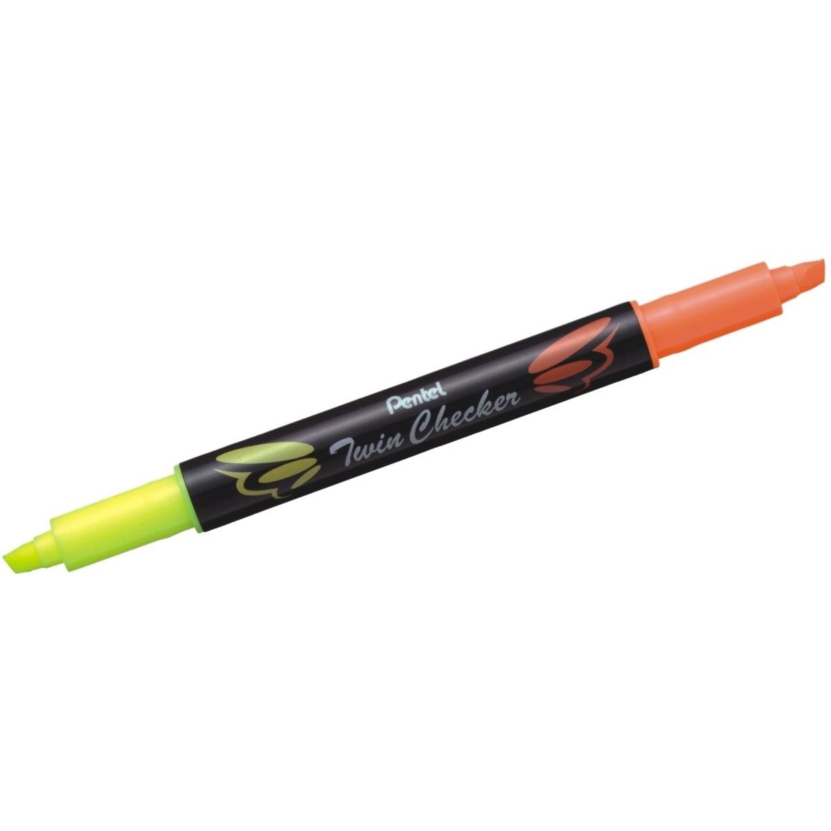 Marker Textmarker Twin Checker 1-3,5mm gelb/orange