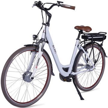 LLobe E-Bike Metropolitan JOY 2.0, 8Ah, 7 Gang Shimano, Nabenschaltung, Frontmotor, 288 Wh Akku