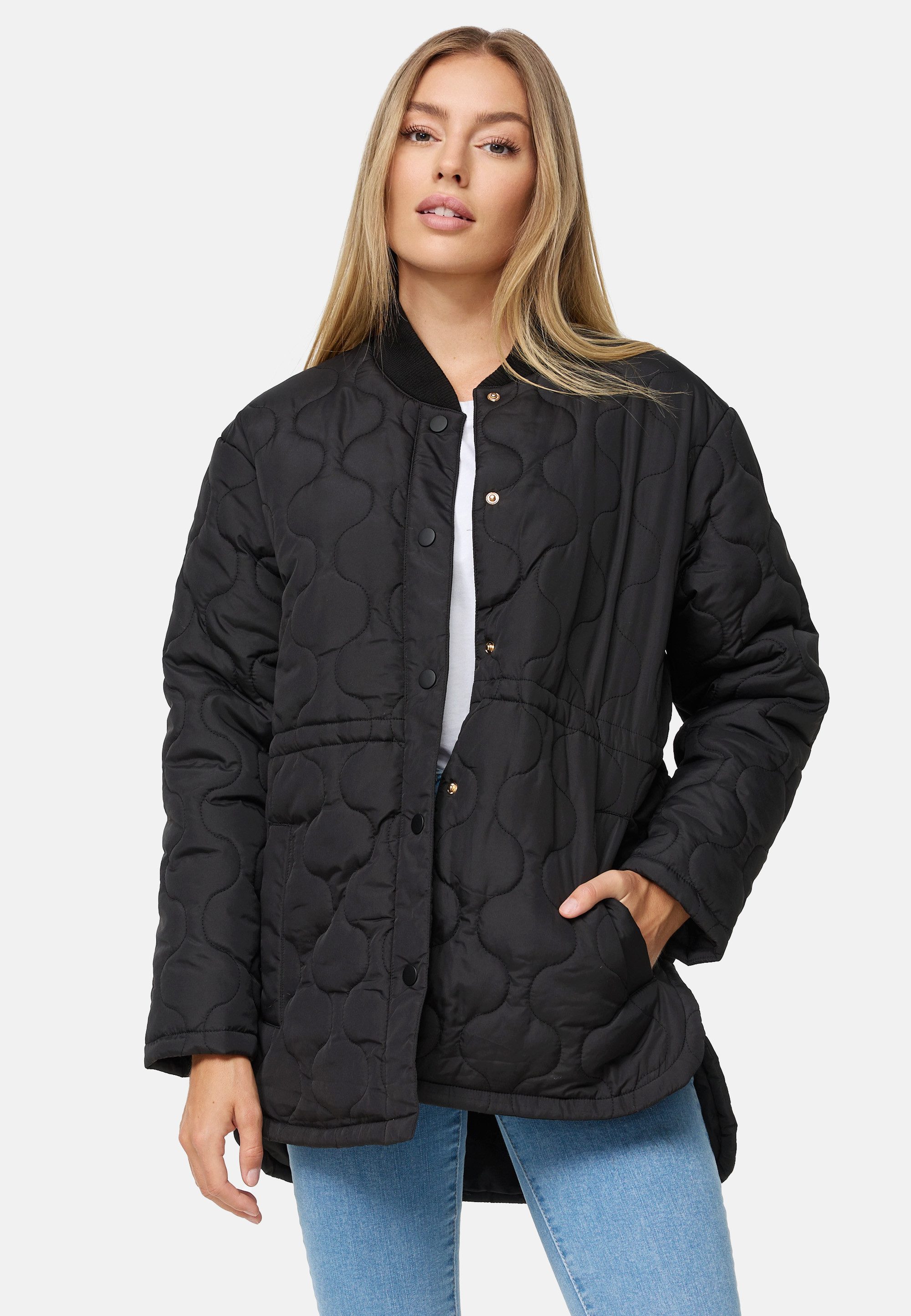 Threadbare Outdoorjacke THB Juliet Quilted Jacket (1-St) mit Knöpfen günstig online kaufen