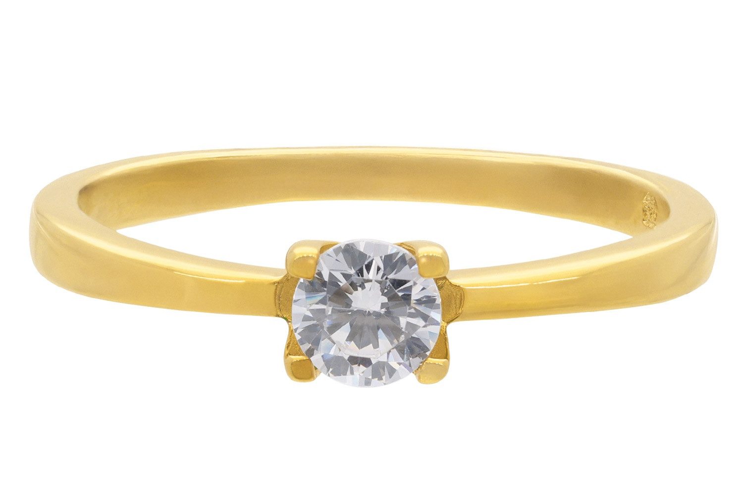 trendor Solitärring Gold 333/8K mit Zirkonia günstig online kaufen