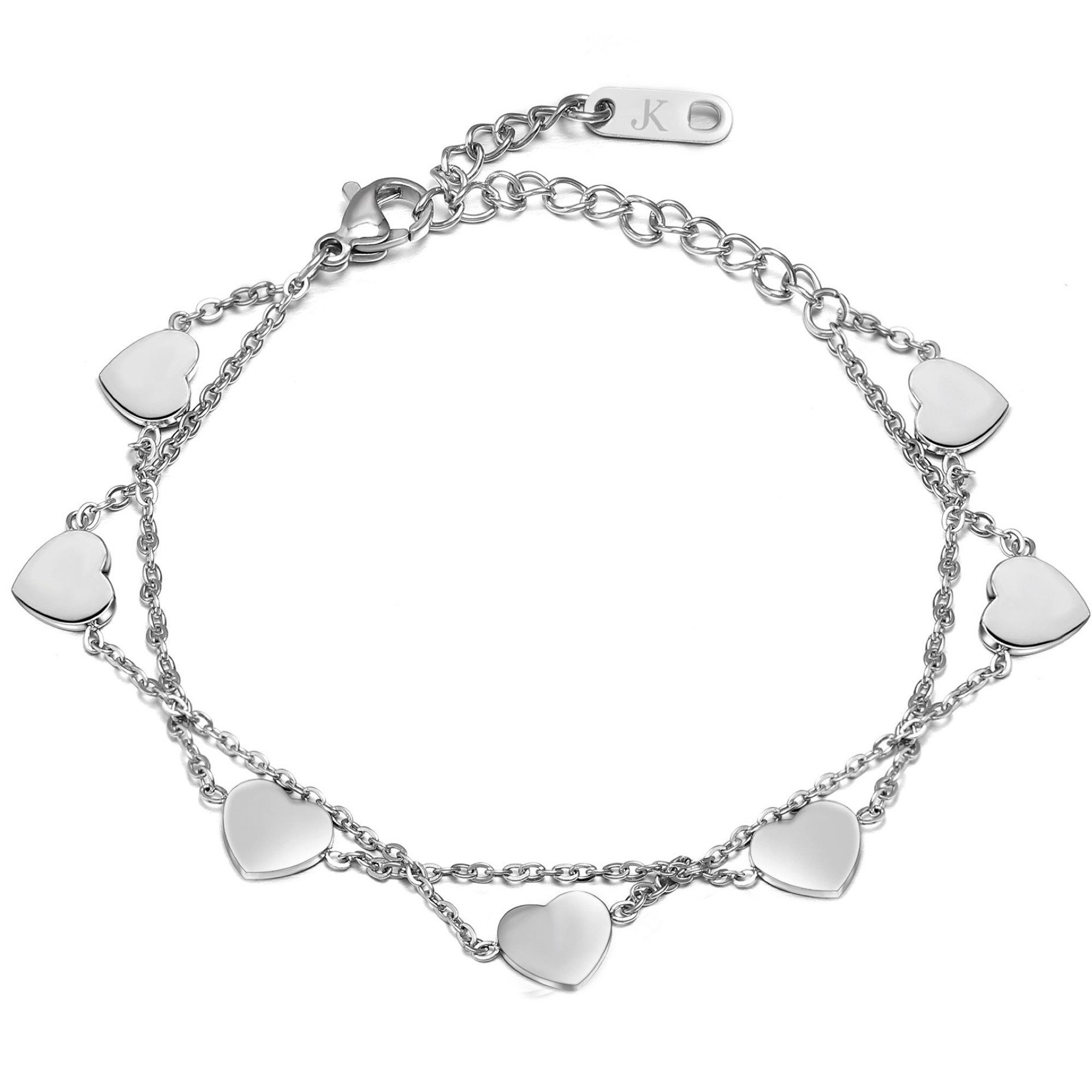 Armband 7 Herzen