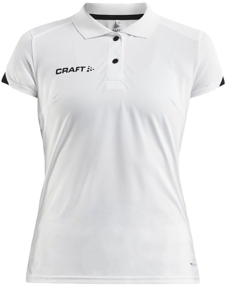 Poloshirt Pro Control Impact (leicht, atmungsaktiv) weiss/schwarz Damen