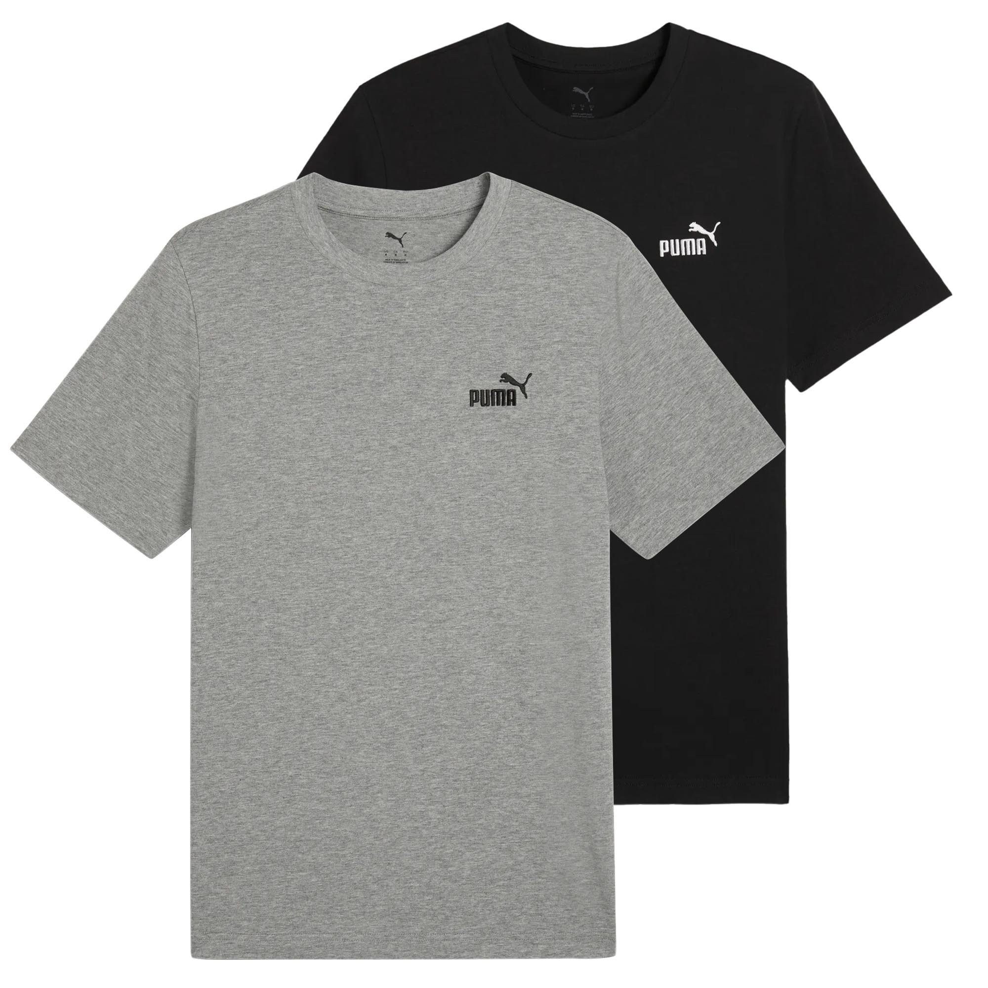 PUMA T-Shirt Herren T-Shirt 2er Pack Baumwolle (Packung, 2er Pack) günstig online kaufen