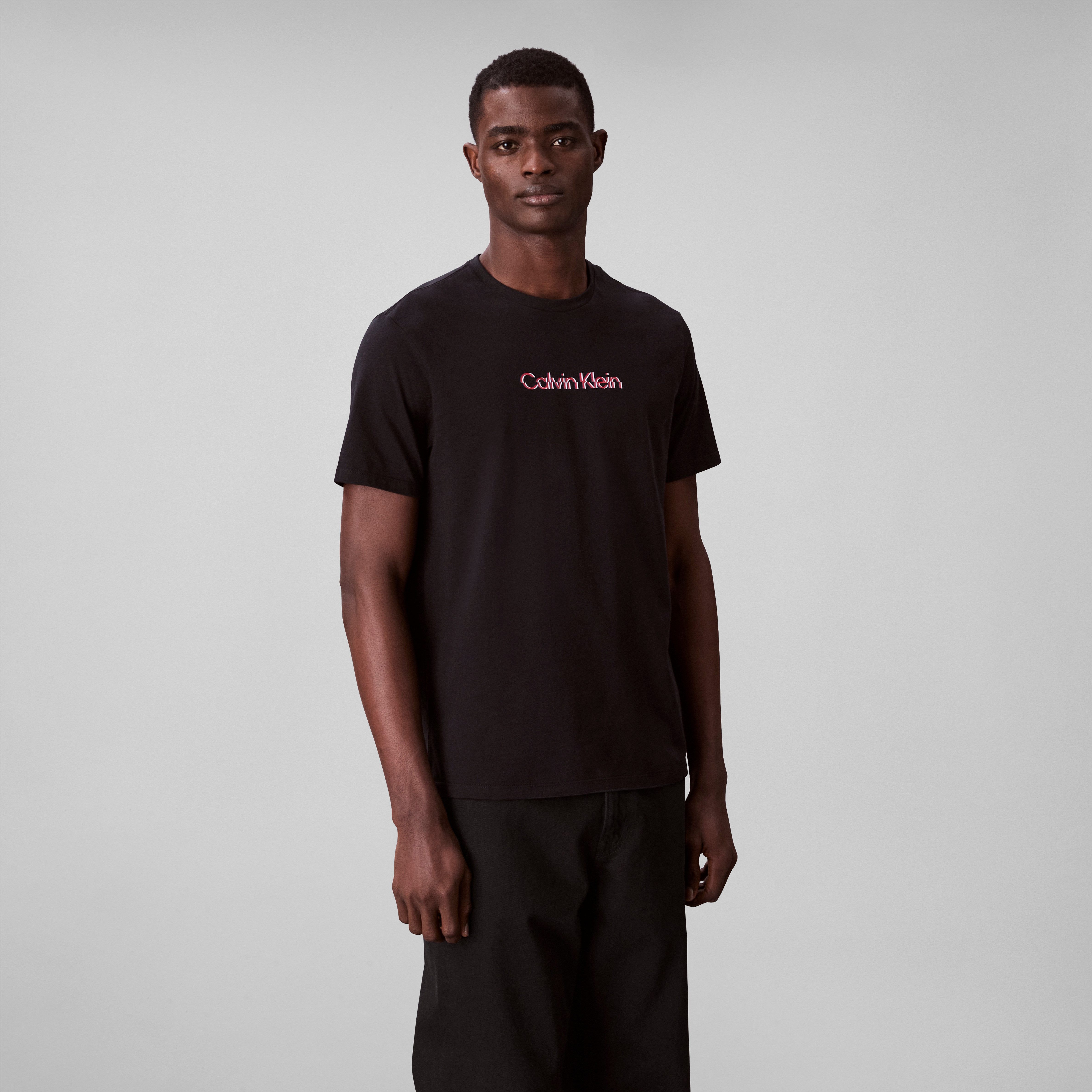 Calvin Klein Jeans T-Shirt SS GLITCHED LOGO EU CLASSIC TEE Mit Rundhalsauss günstig online kaufen