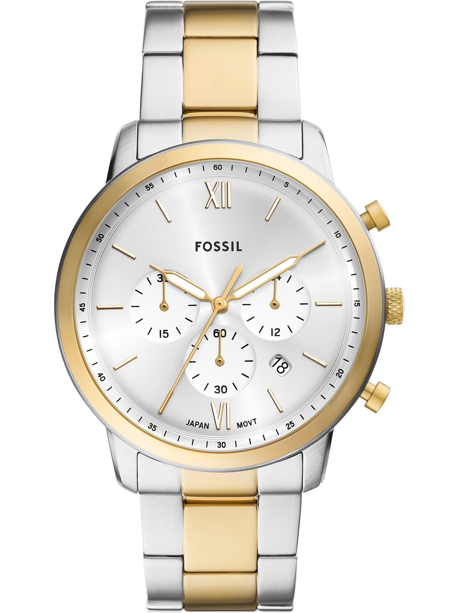 Fossil Chronograph Fossil Herren-Uhren Analog Quarz, Klassikuhr