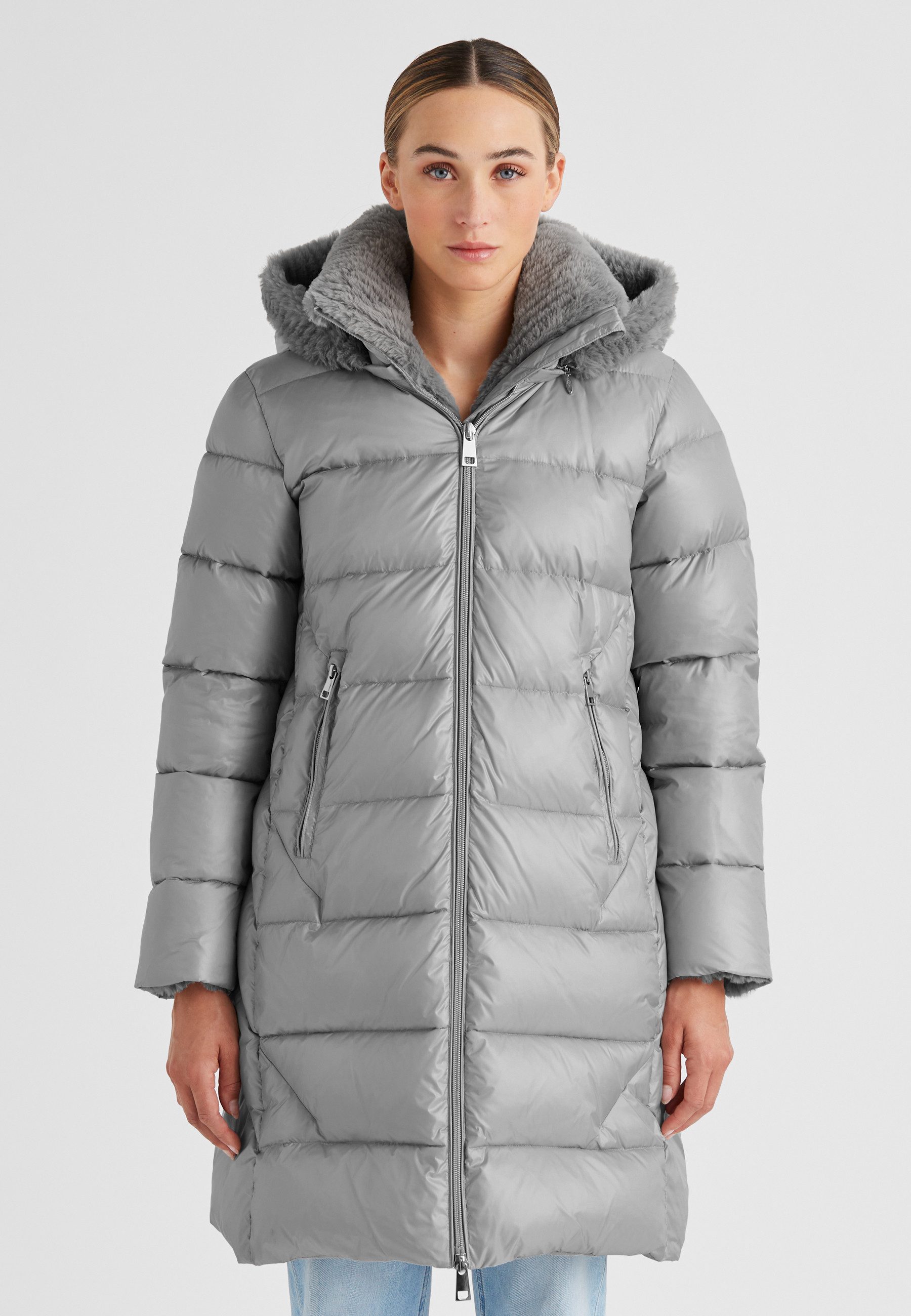 Milestone Steppmantel MSRocky Damen Steppjacke Lang günstig online kaufen