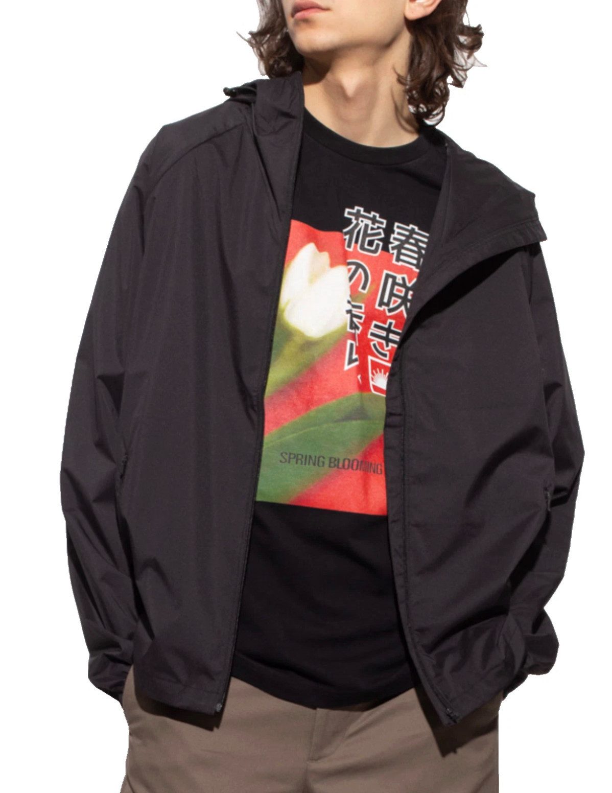 KENZO Allwetterjacke K-Tiger Windjacke Windbreaker Jacke K-Tiger Logo, kleiner Badge auf der Brust