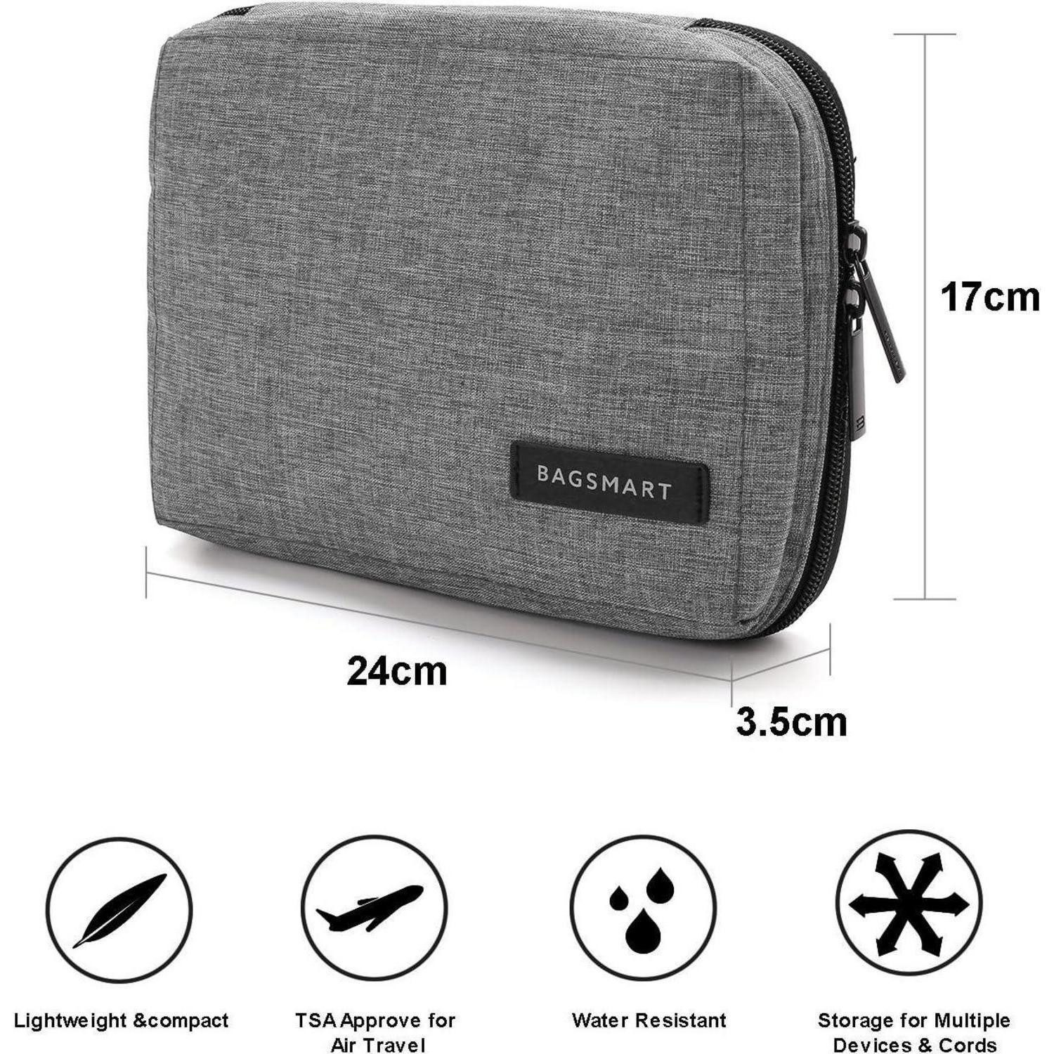 LuxusKollektion Taschenorganizer Electronics Cable Organizer with Water-Resistant Material