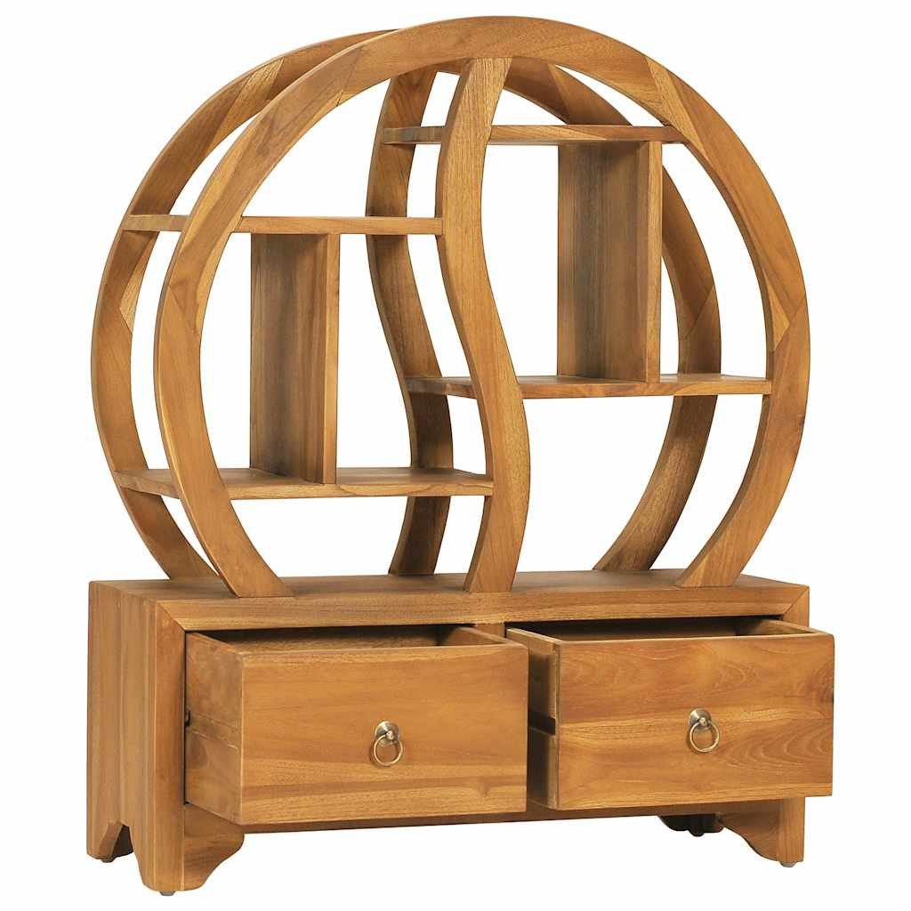 vidaXL Schranksystem Schrank mit Yin-Yang-Regal 68x26x83 cm Massivholz (1-St)
