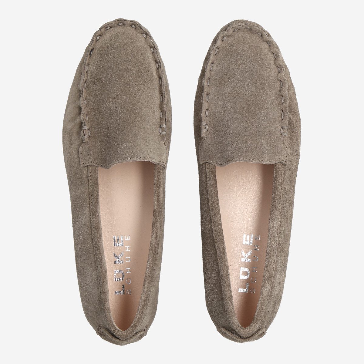 Lüke Schuhe Lüke Schuhe MOCASIN FERGUS, Slipper & Mokassin, Beige, Damen Slipper
