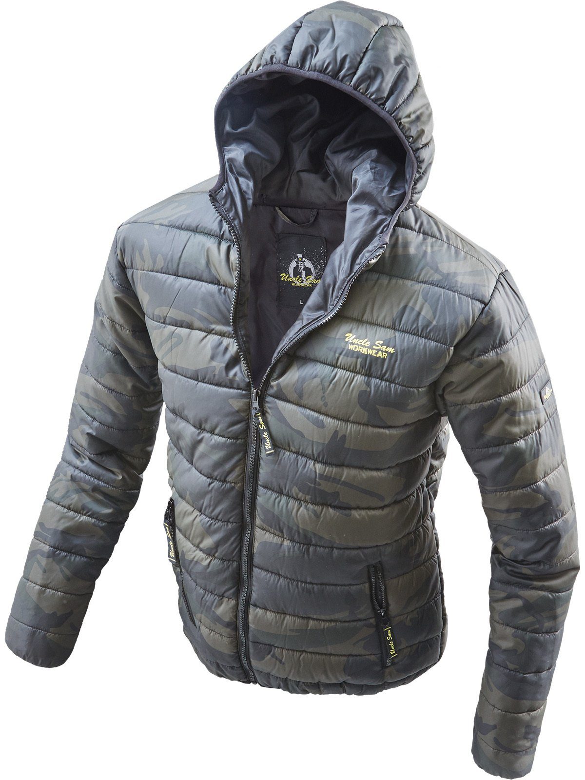 Steppjacke Uncle oliv/camouflage/schwarz Sam Arbeitsjacke