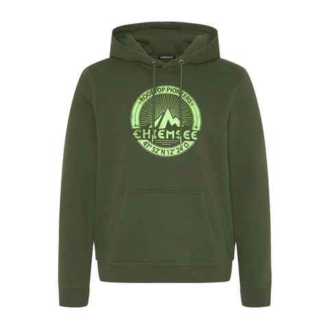 Chiemsee Kapuzensweatshirt Hoodie mit Label-Mountain-Motiv 1