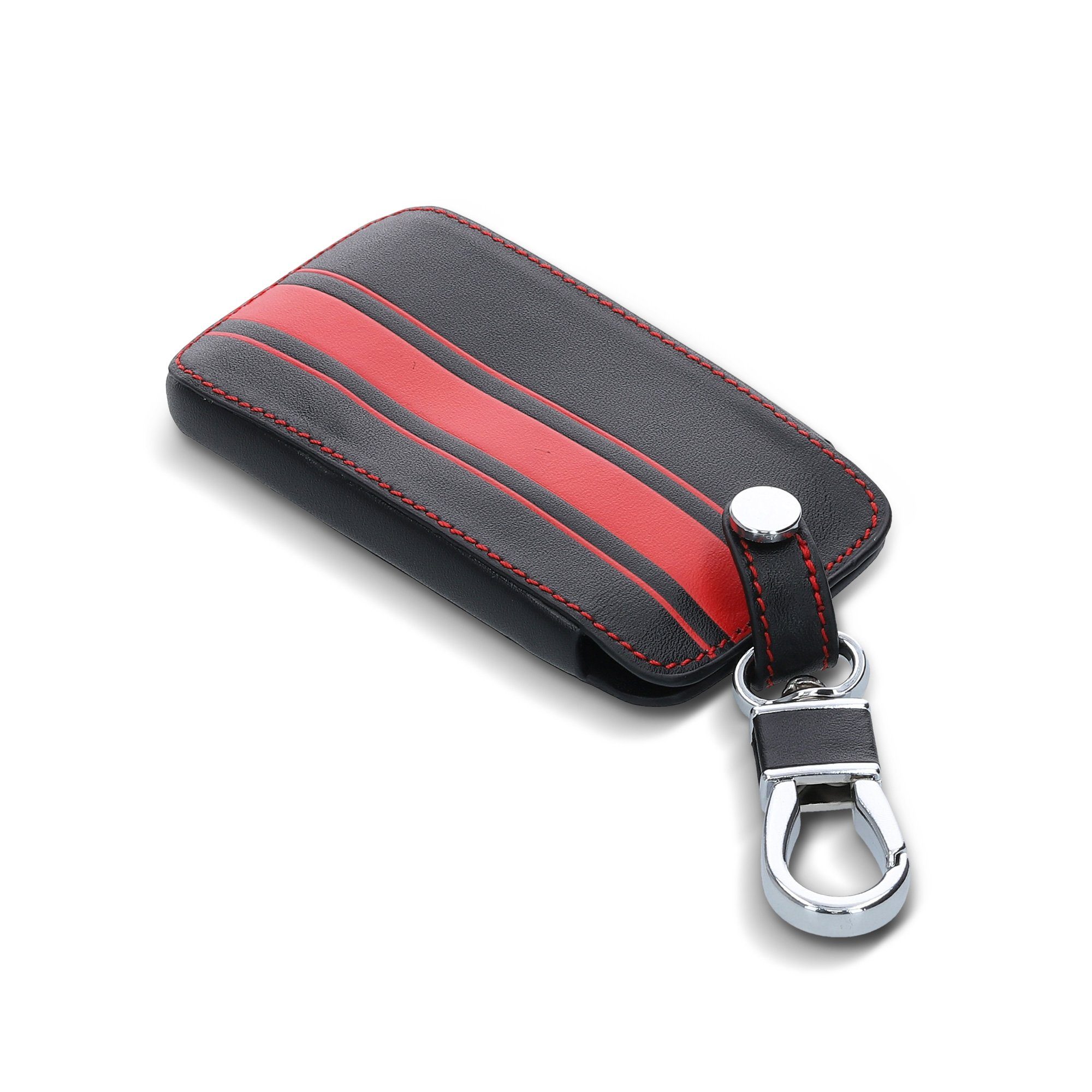 Schlüsseltasche Kunstleder kwmobile Schlüsselhülle Autoschlüssel für Cover Schutzhülle Rot Hülle Renault,