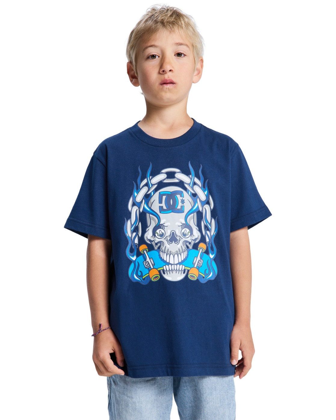 DC Shoes T-Shirt Burning Skull