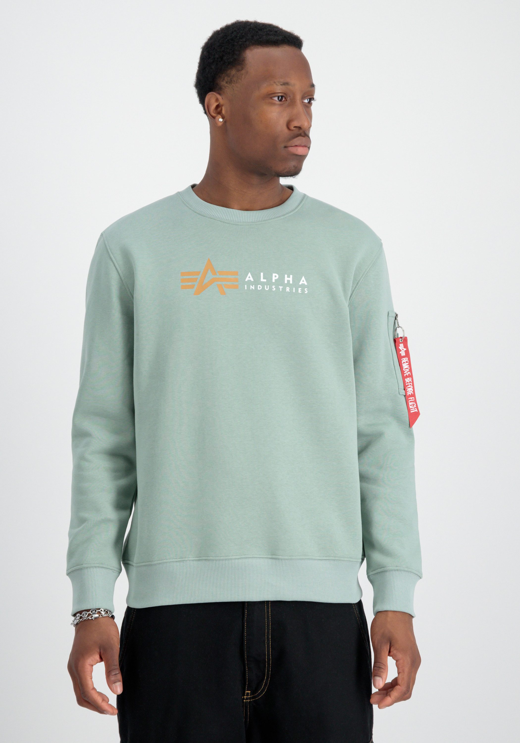 Alpha Industries Sweater "Alpha Label Sweatshirt" günstig online kaufen