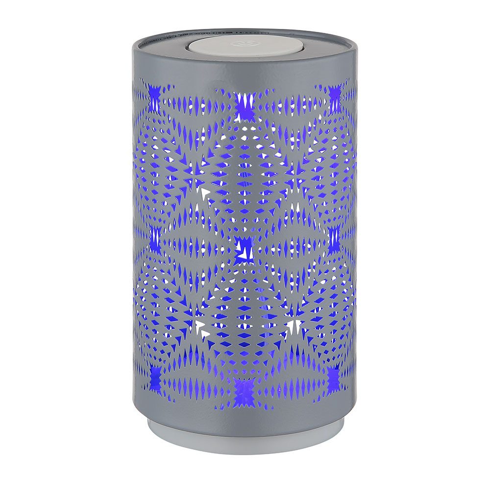 GLOBO LIGHTING LED Tischleuchte, LED-Leuchtmittel fest verbaut, Tageslichtweiß, Tischleuchte Beistellleuchte Nachttischlampe Akku RGB Farbwechsel LED