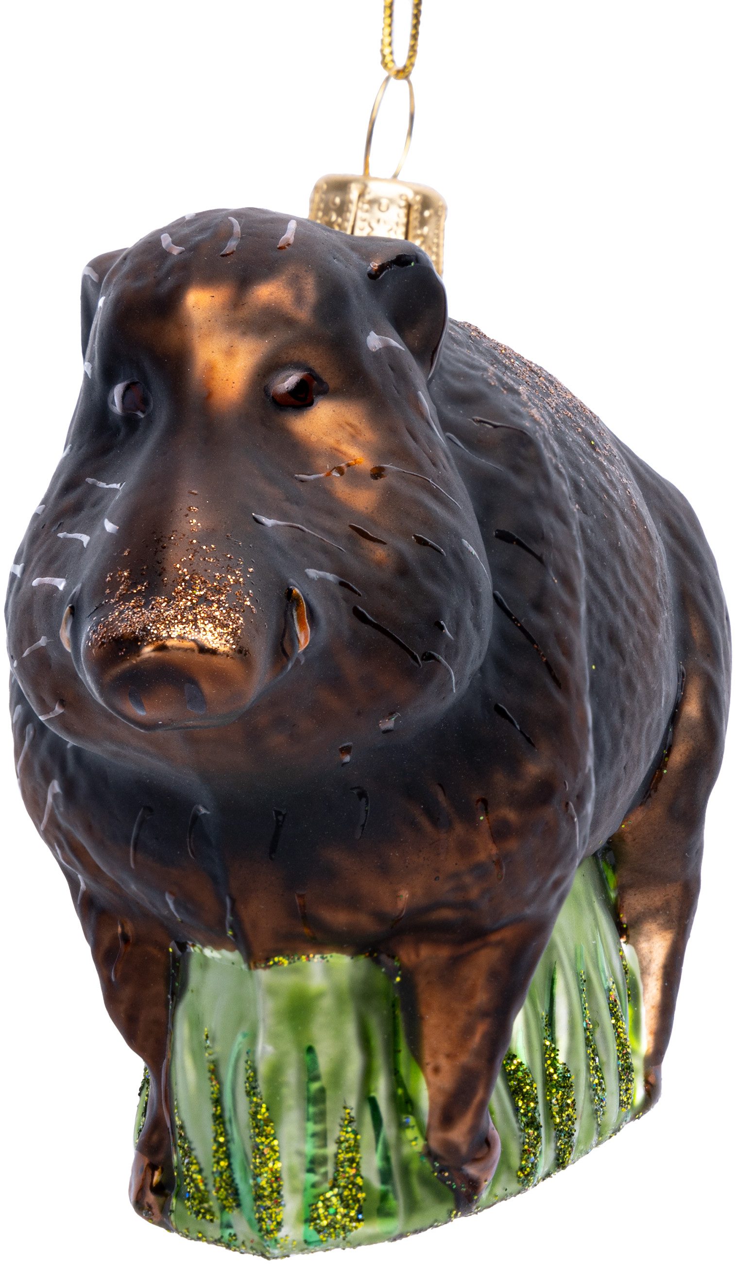 SIKORA Christbaumschmuck Wildschwein Besondere Weihnachtskugel Glas Figur A günstig online kaufen